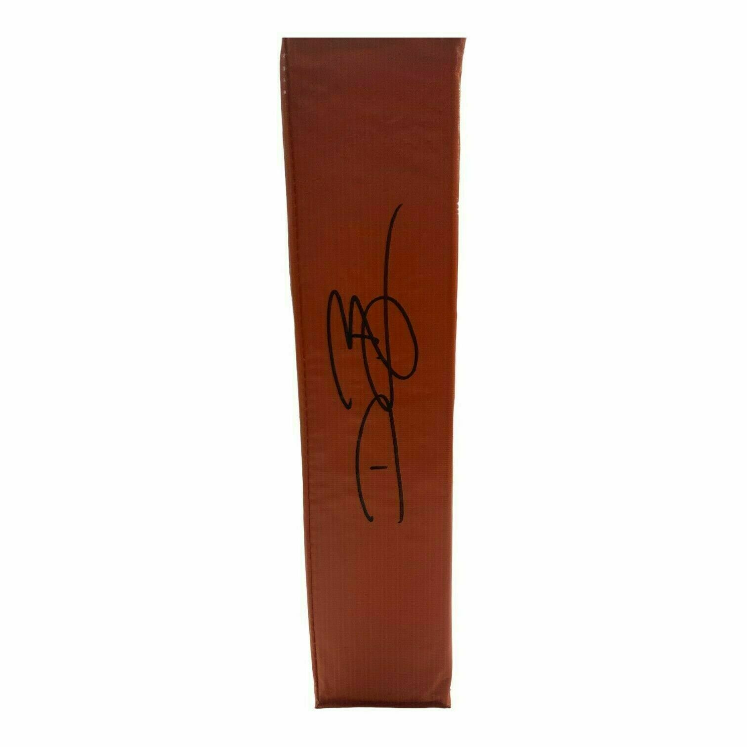 Dwayne Bowe Autographed Orange End Zone Pylon - Beckett