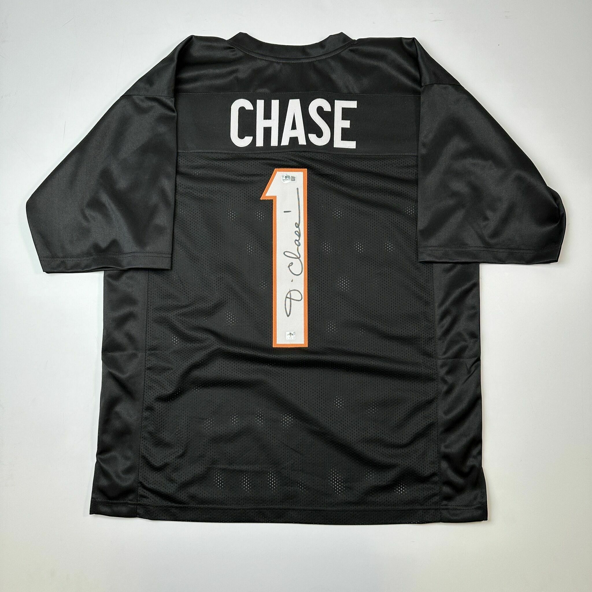 Chase Signed Black Custom Jersey