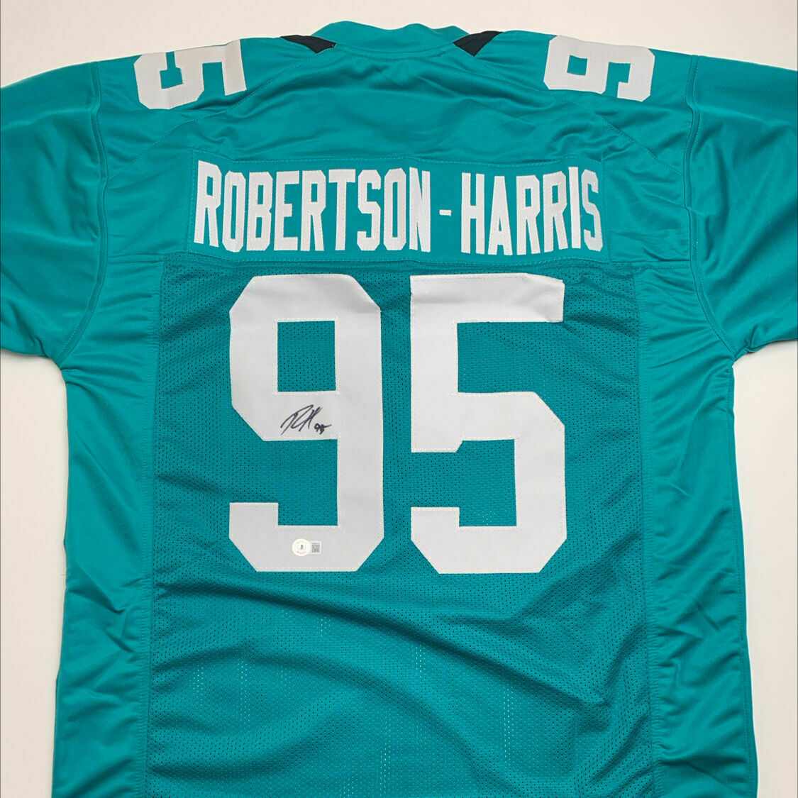 Robertson-Harris Signed Teal Custom Jersey