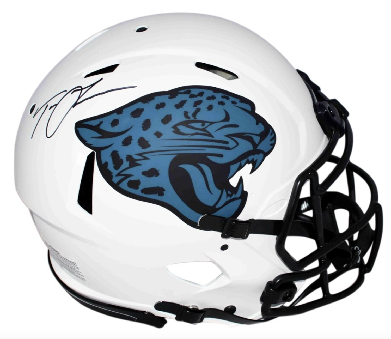 Trevor Lawrence Autographed Jaguars Authentic Lunar Speed Helmet