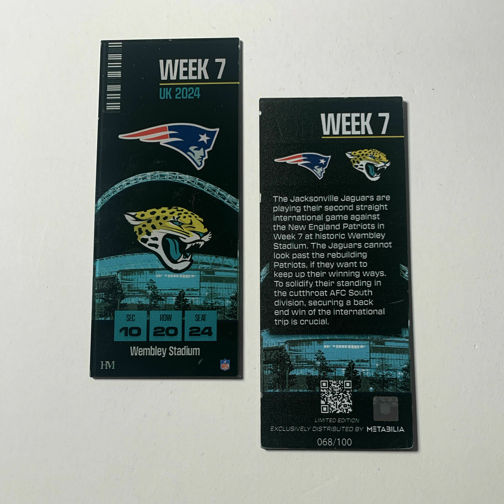 Week 7 Commemorative Ticket (unsigned, 2024)