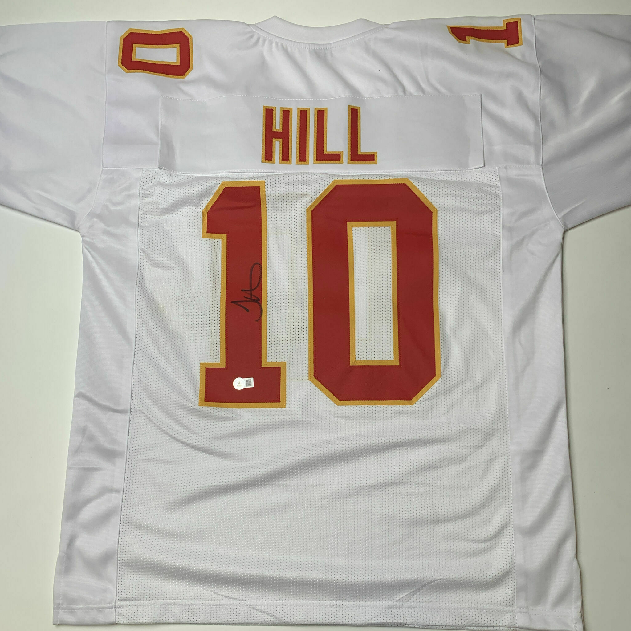 Tyreek Hill Signed White Custom Jersey