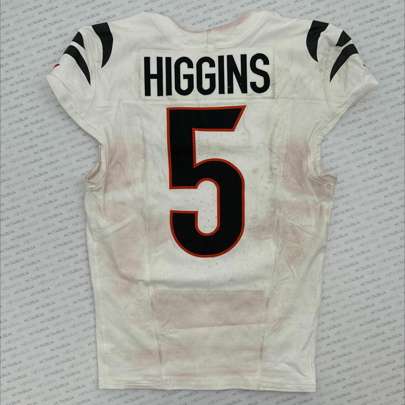 #5 Higgins Game-Worn Jersey vs Titans