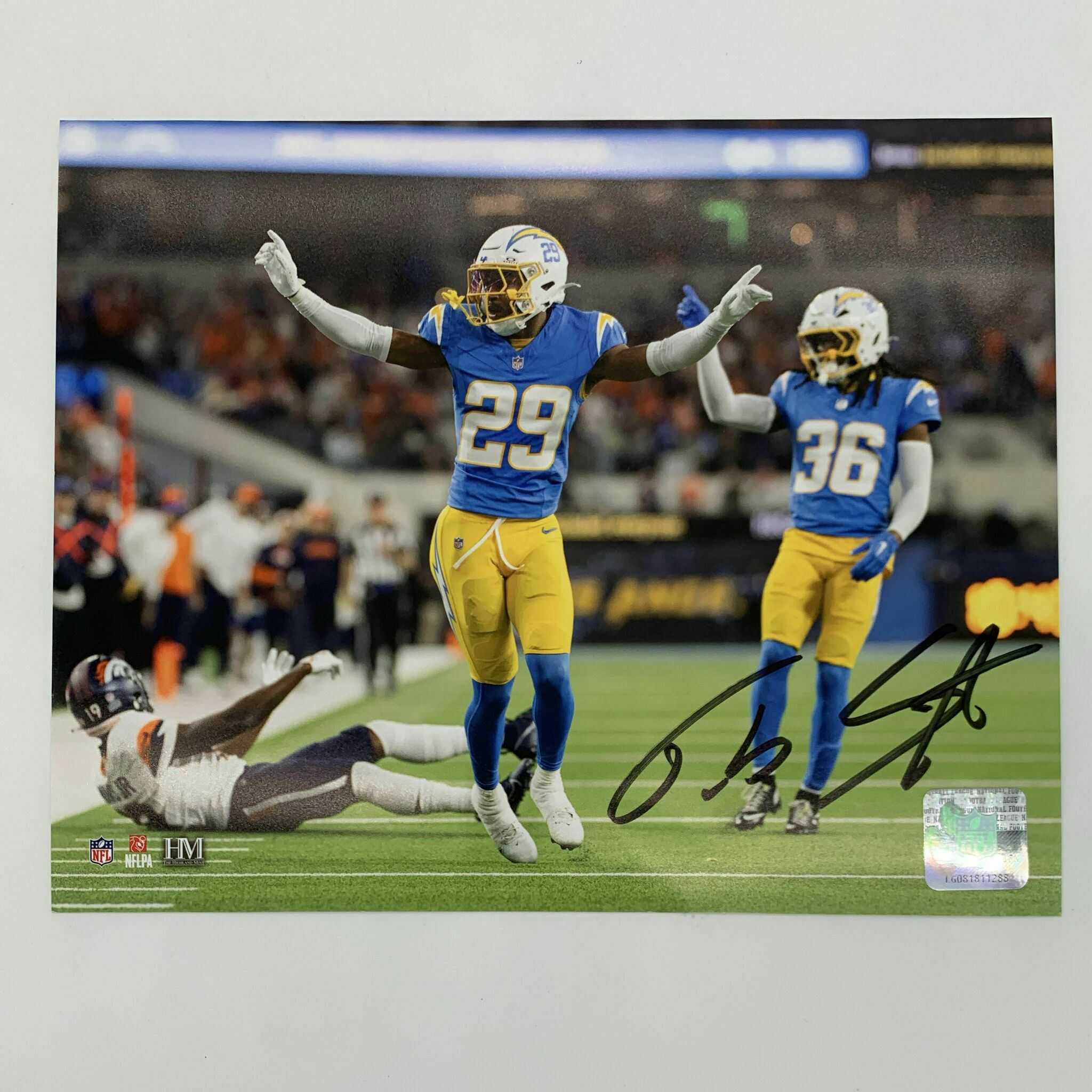 Tarheeb Still Signed 8x10 Arms Out