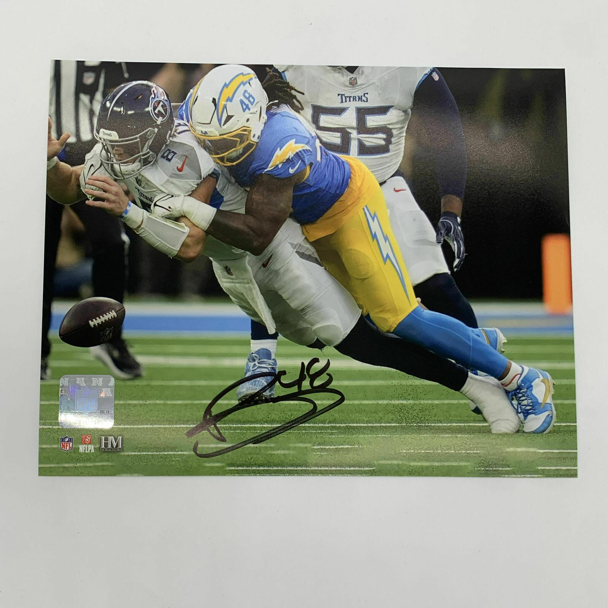 Bud Dupree Signed 8x10 Sack