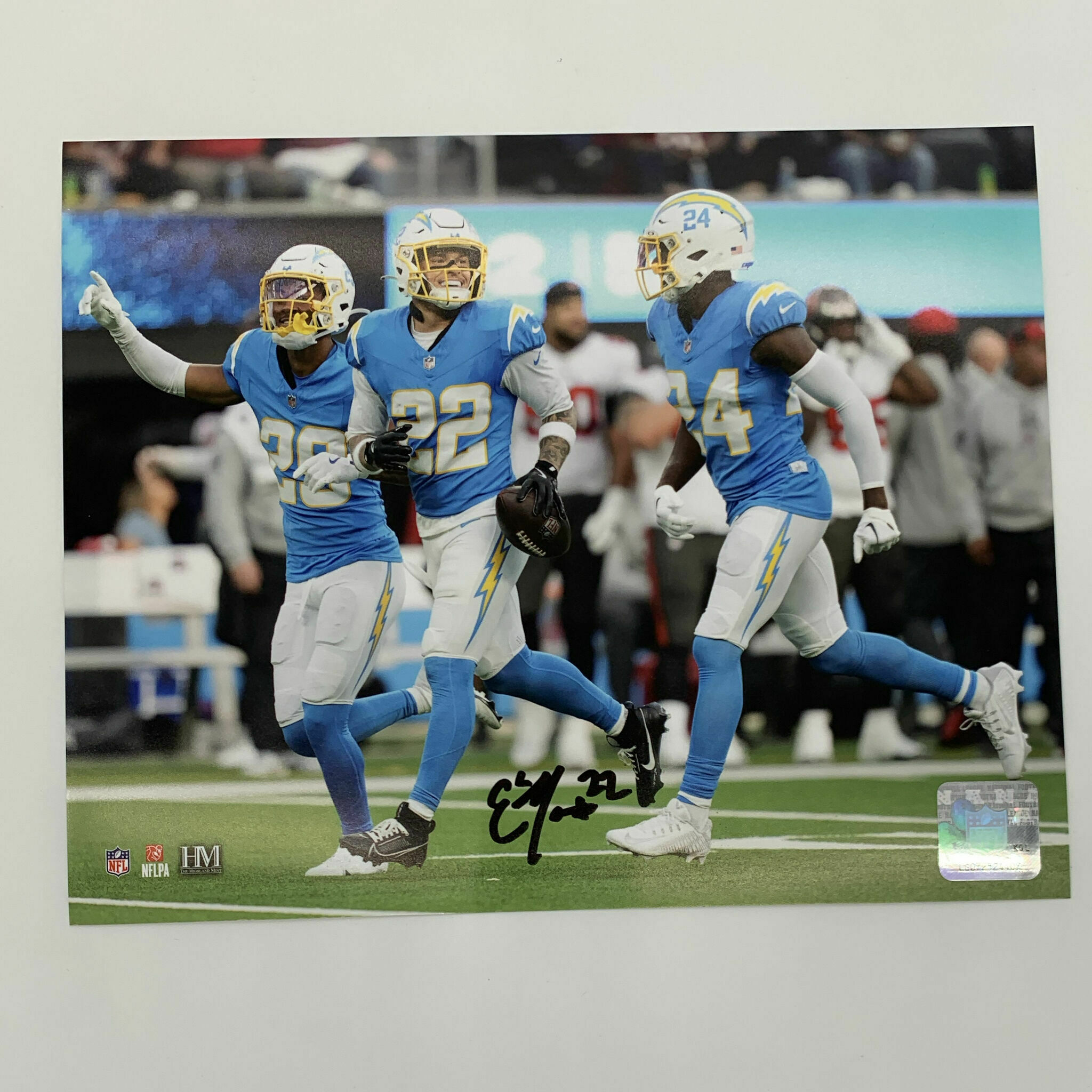 Elijah Molden Signed 8x10 Running