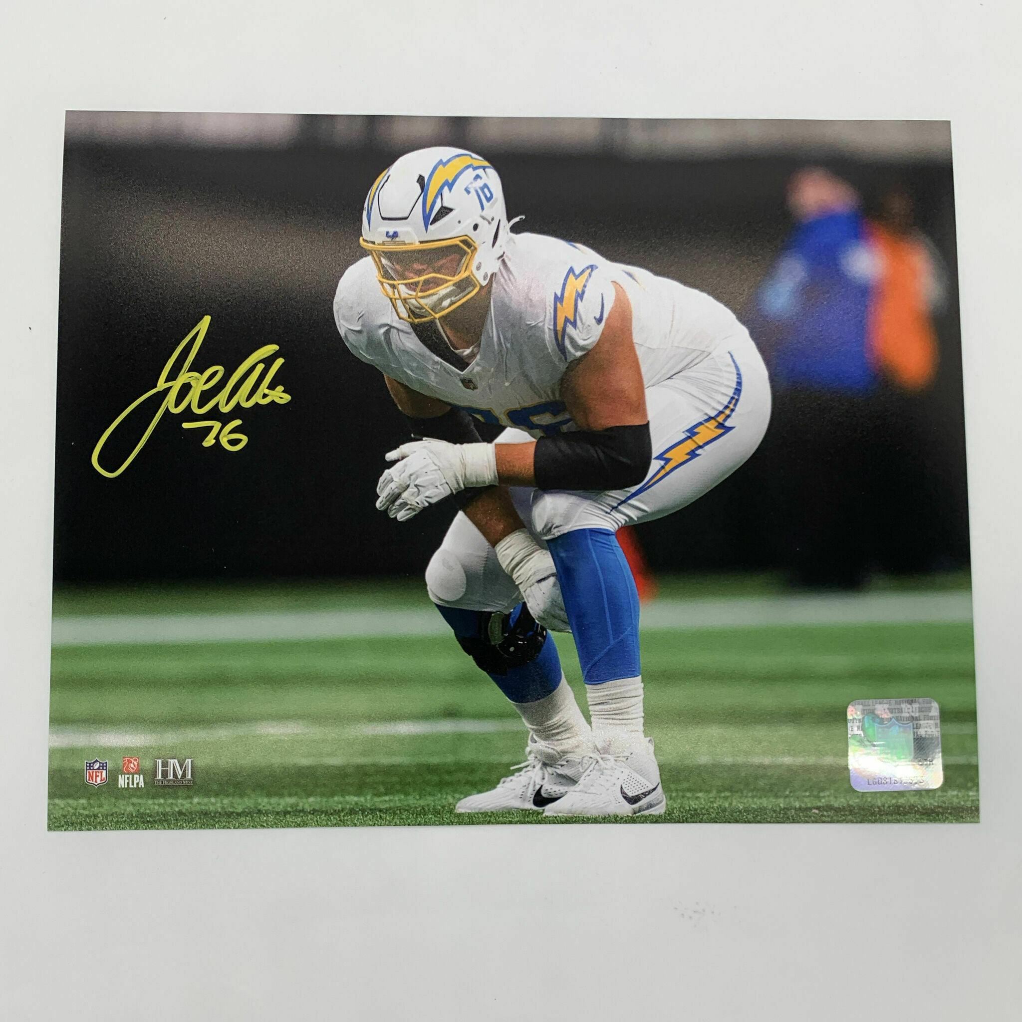 Joe Alt Signed 8x10 Stance