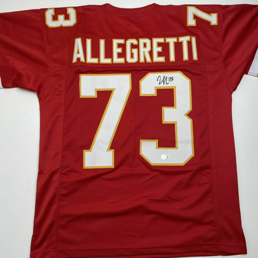 Allegretti Signed Red Custom Jersey