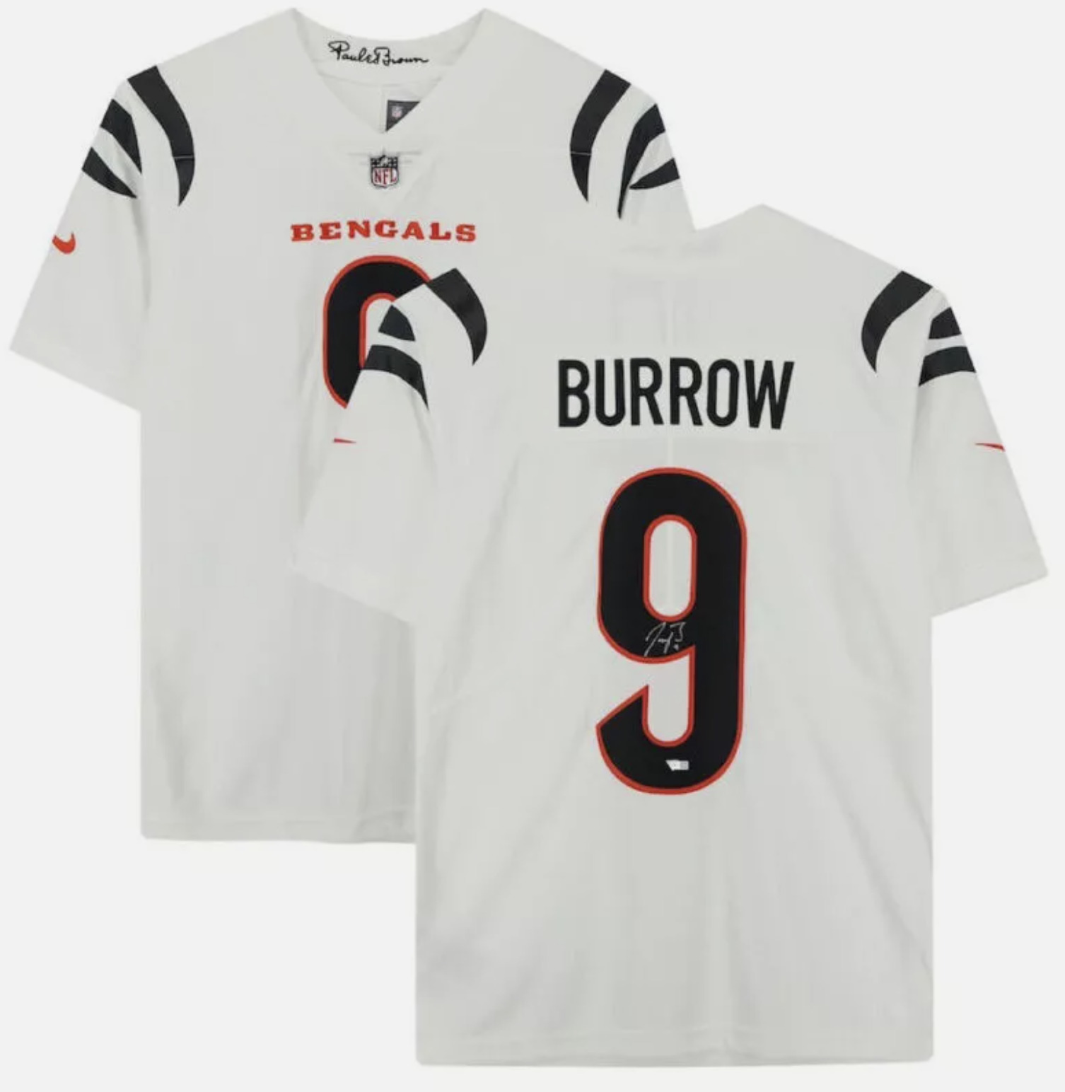 Joe Burrow Autographed Cincinnati Bengals Nike 2021 White Limited Jersey Fanatics