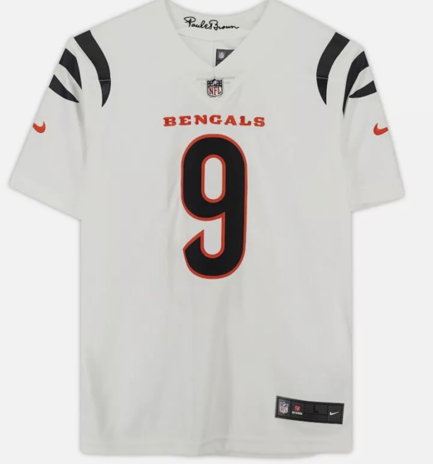 Joe Burrow Autographed Cincinnati Bengals Nike 2021 White Limited Jersey Fanatics