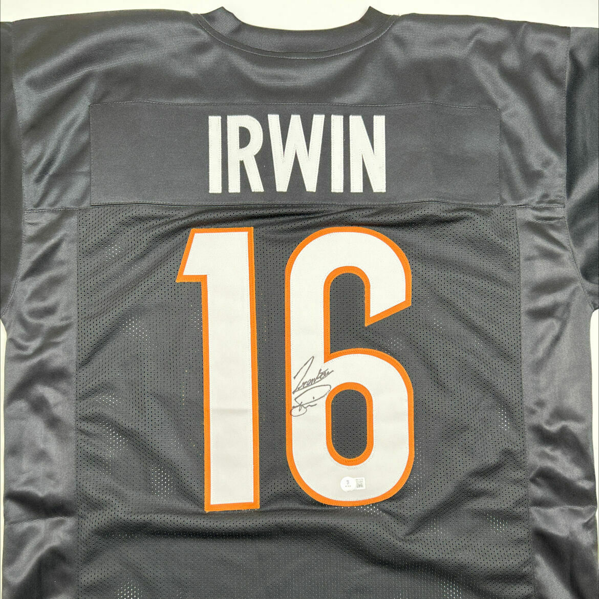 Irwin Signed Black Custom Jersey