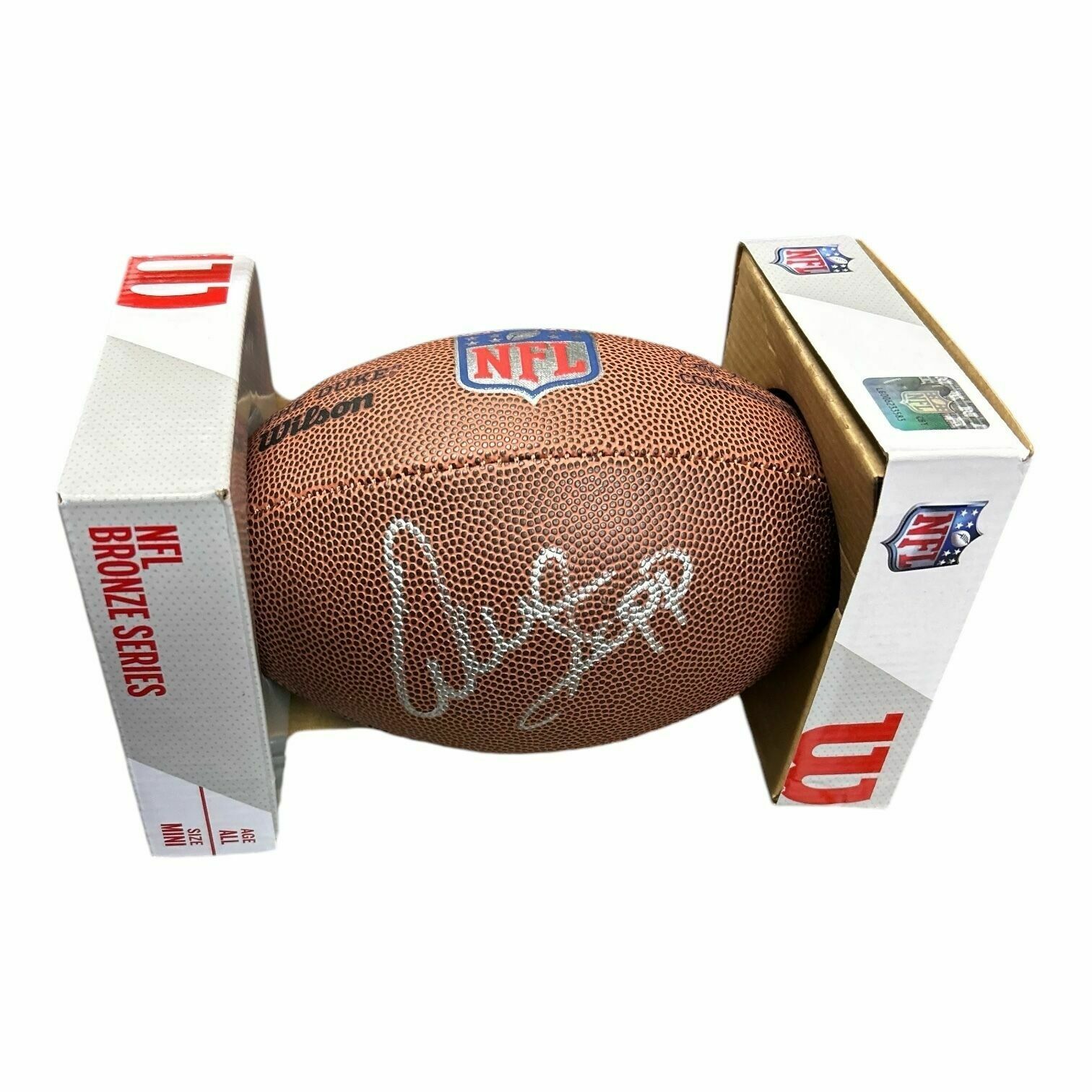 Warren Sapp Autographed Wilson Mini Football - Beckett