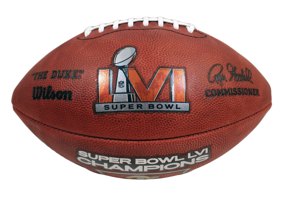 COOPER KUPP Autographed "SB LVI Champs" Super Bowl Champ Football FANATICS LE 56