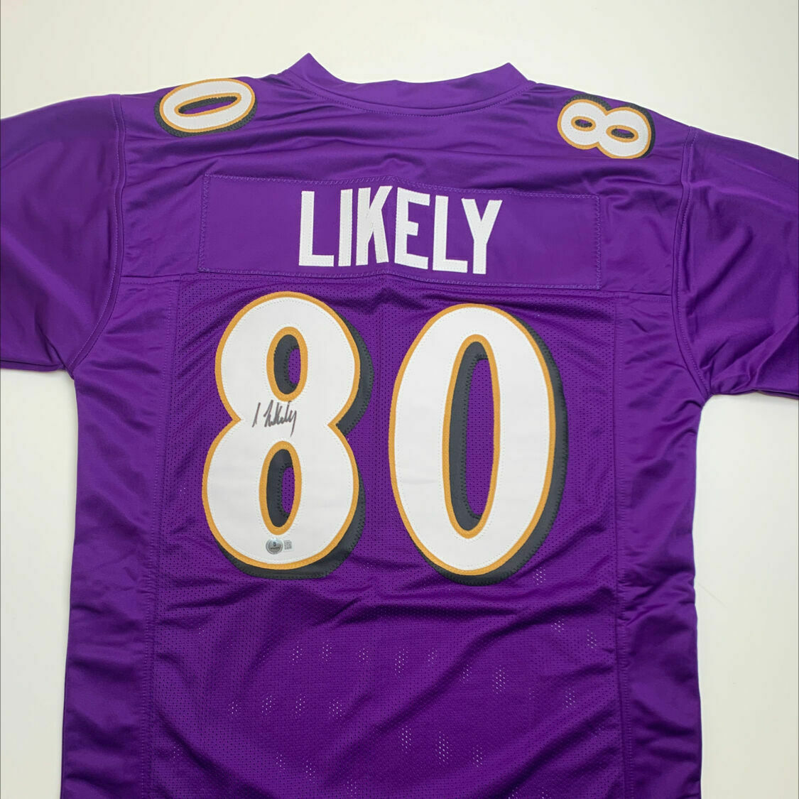 Likely Signed Purple Custom Jersey