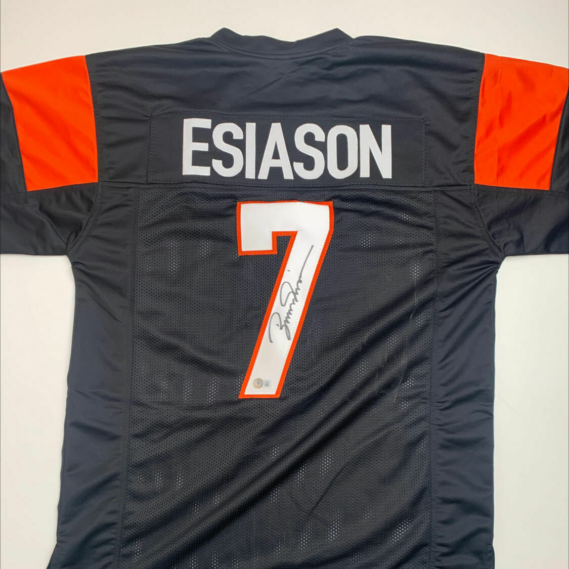 Boomer Esiason Signed Black Custom Jersey