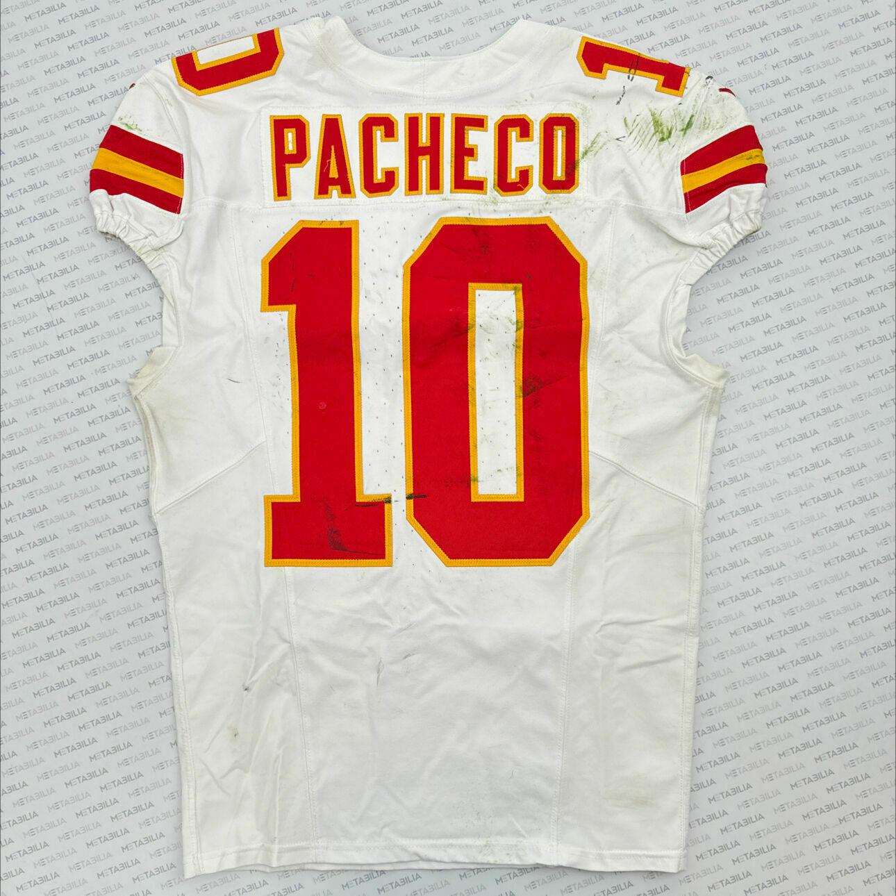 #10 Pacheco Game-Worn Jersey vs Steelers