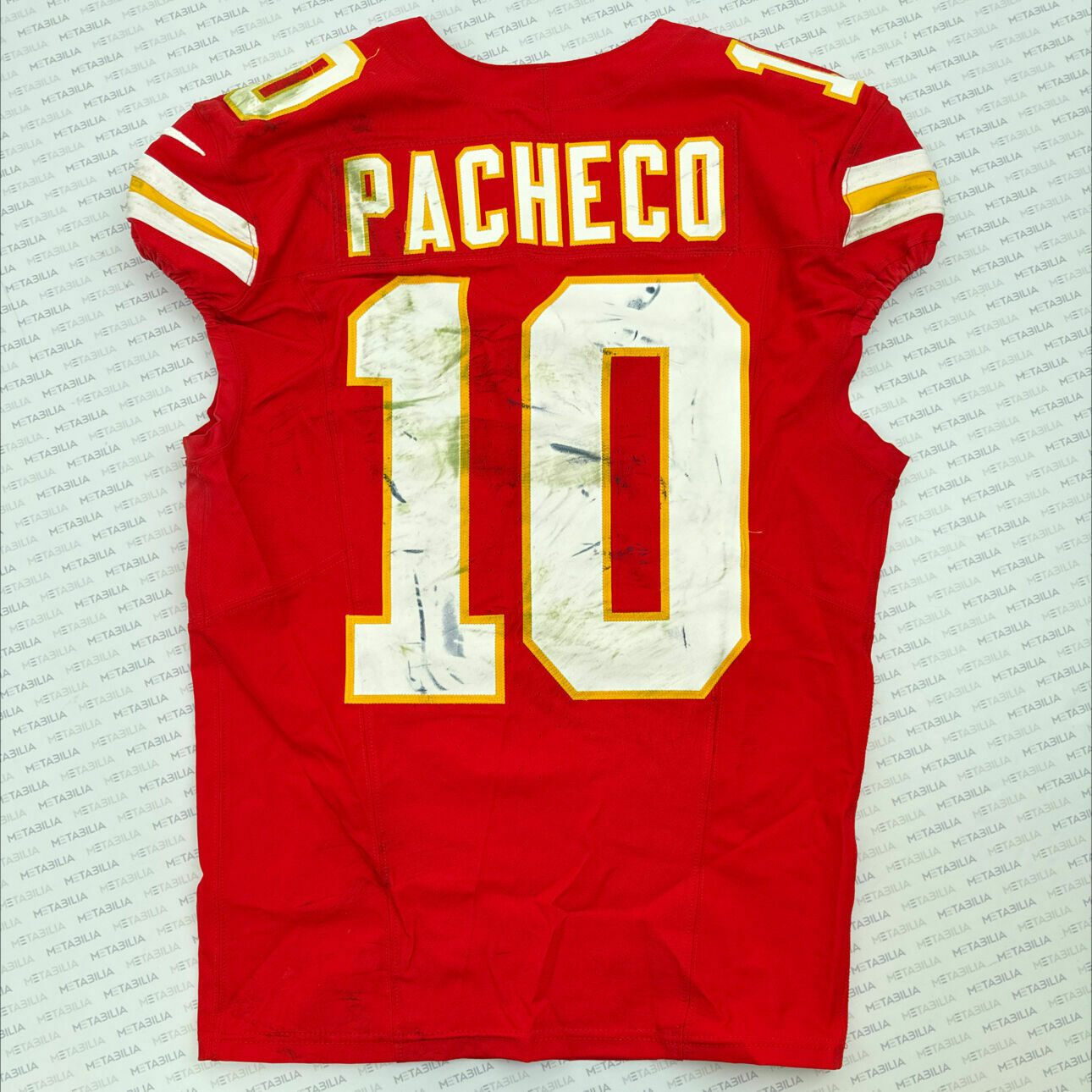 #10 Pacheco Game-Worn Jersey vs Texans