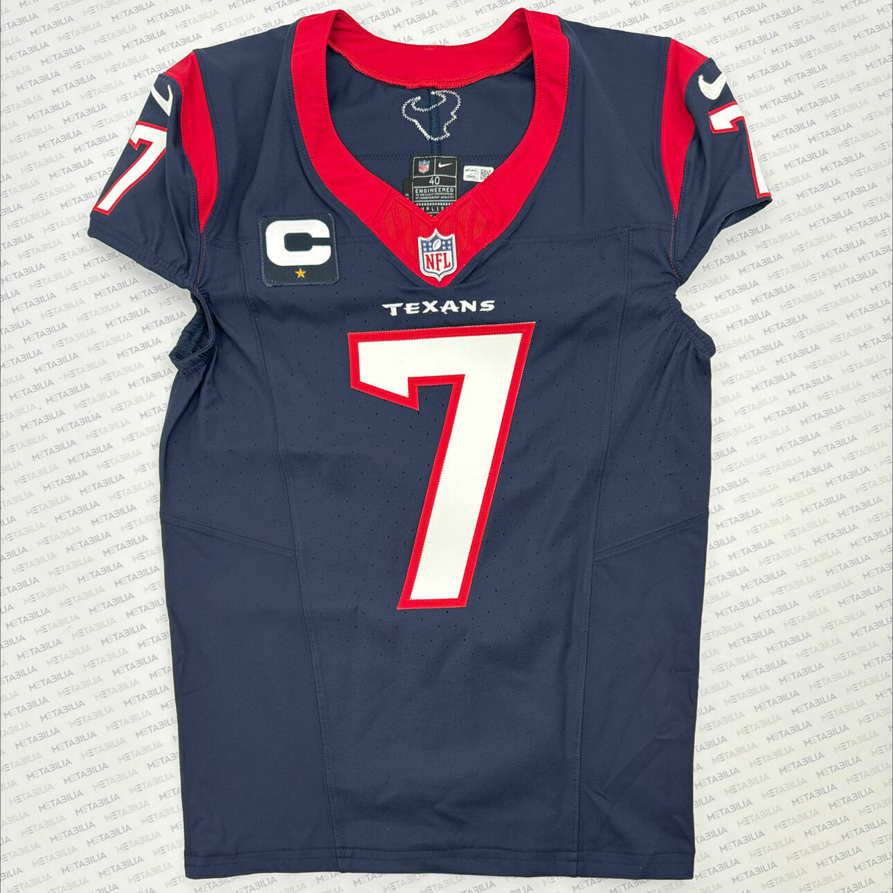 #7 Stroud Team-Issued Navy Blue Jersey