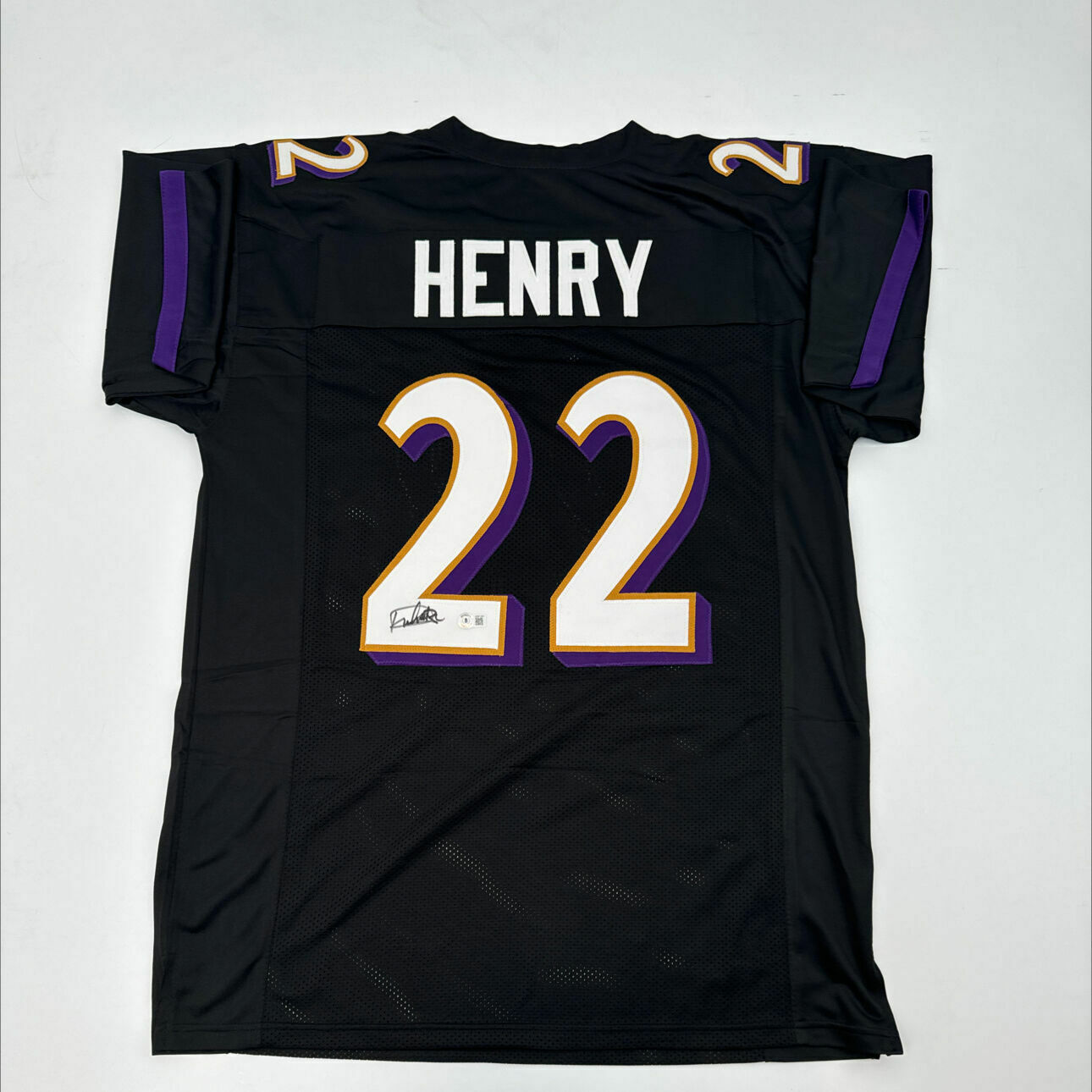 Derrick Henry Signed Black Custom Jersey