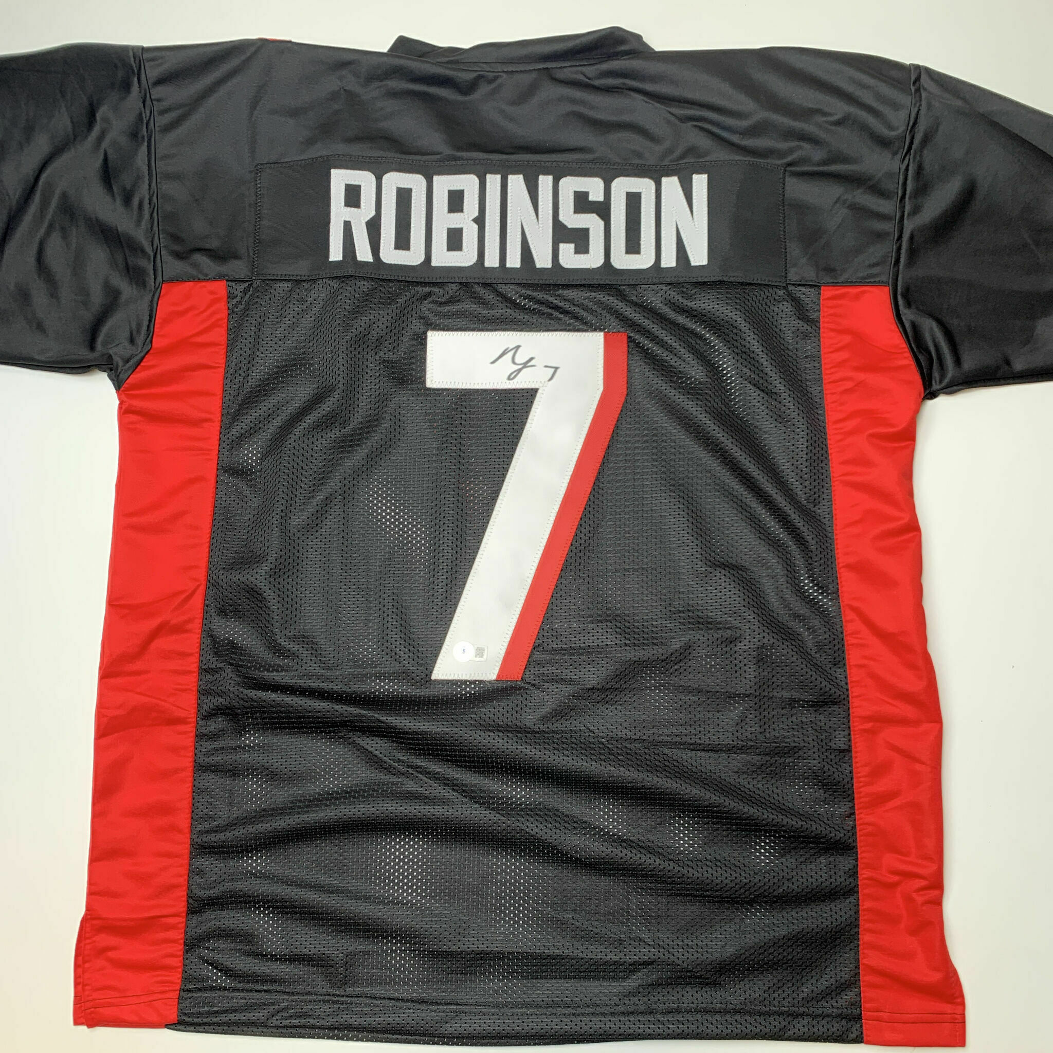 Bijan Robinson Signed Black Custom Jersey