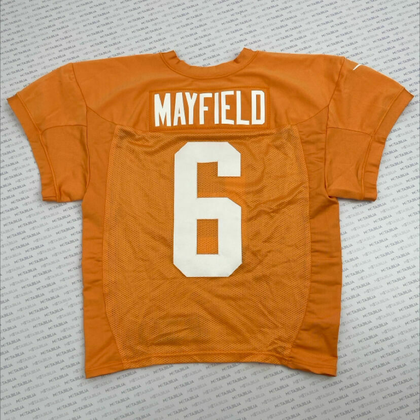 #6 Mayfield Creamsicle QB Practice-Worn Jersey