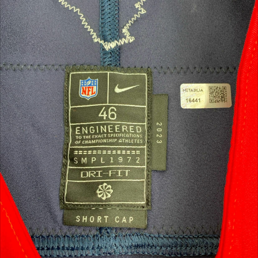 #70 Scruggs Navy Blue Team-Issued Jersey