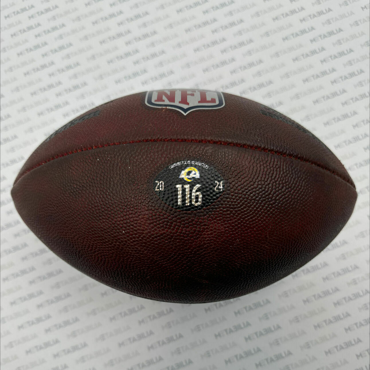 Rams Game-Used Ball #116 vs 49ers