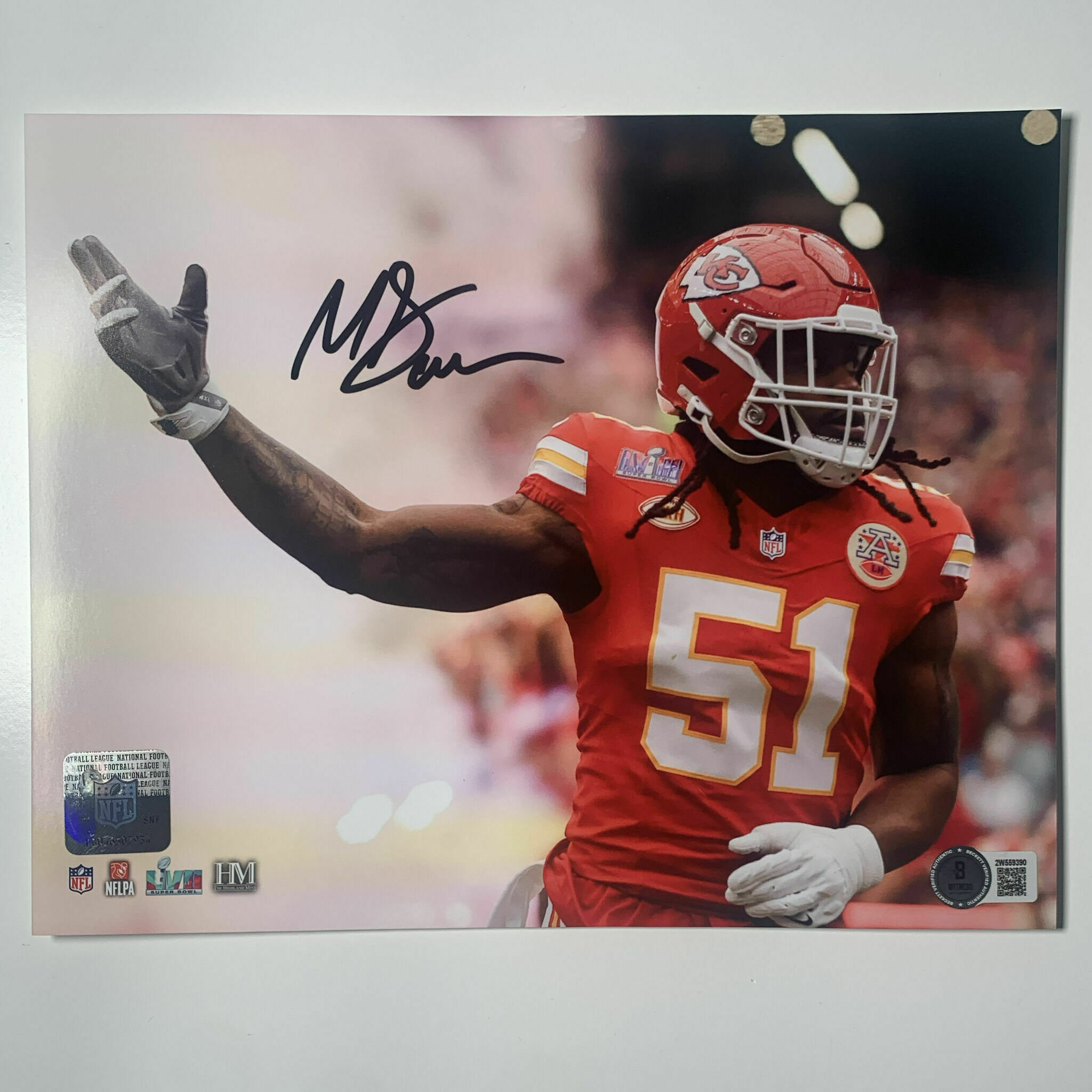 Danna Signed 8x10 Hand Out