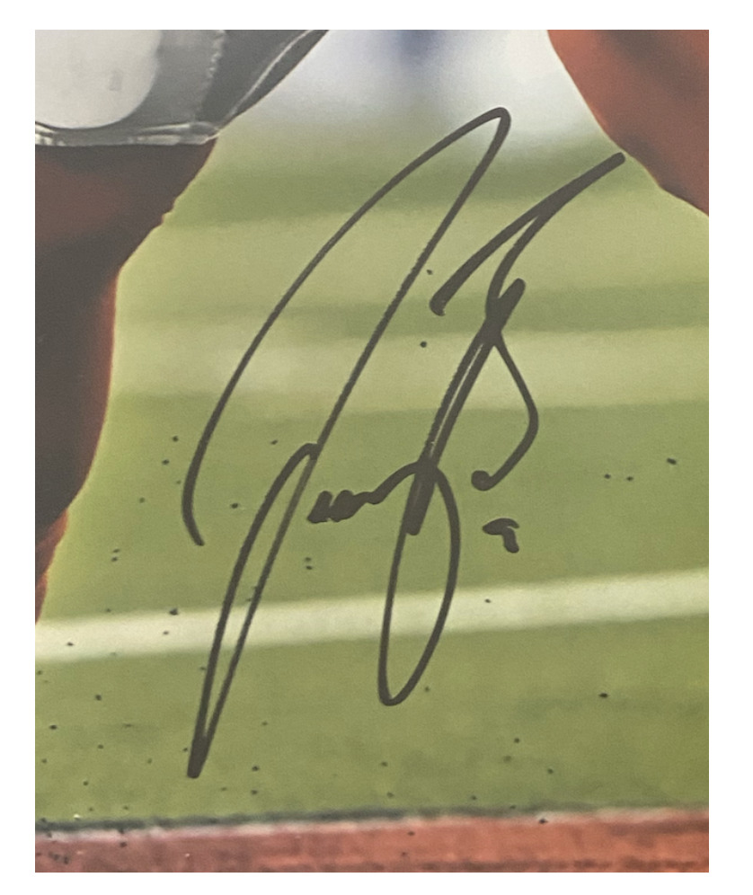 Joe Burrow Autographed Bengals Super Bowl LVI Framed 16" x 20" Photo Fanatics