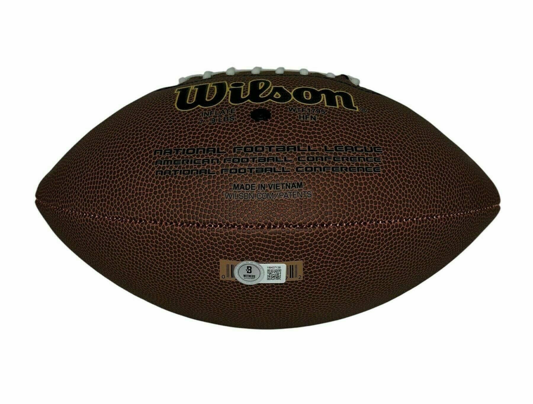 Brad Johnson Autographed Wilson NFL Super Grip Football - Beckett