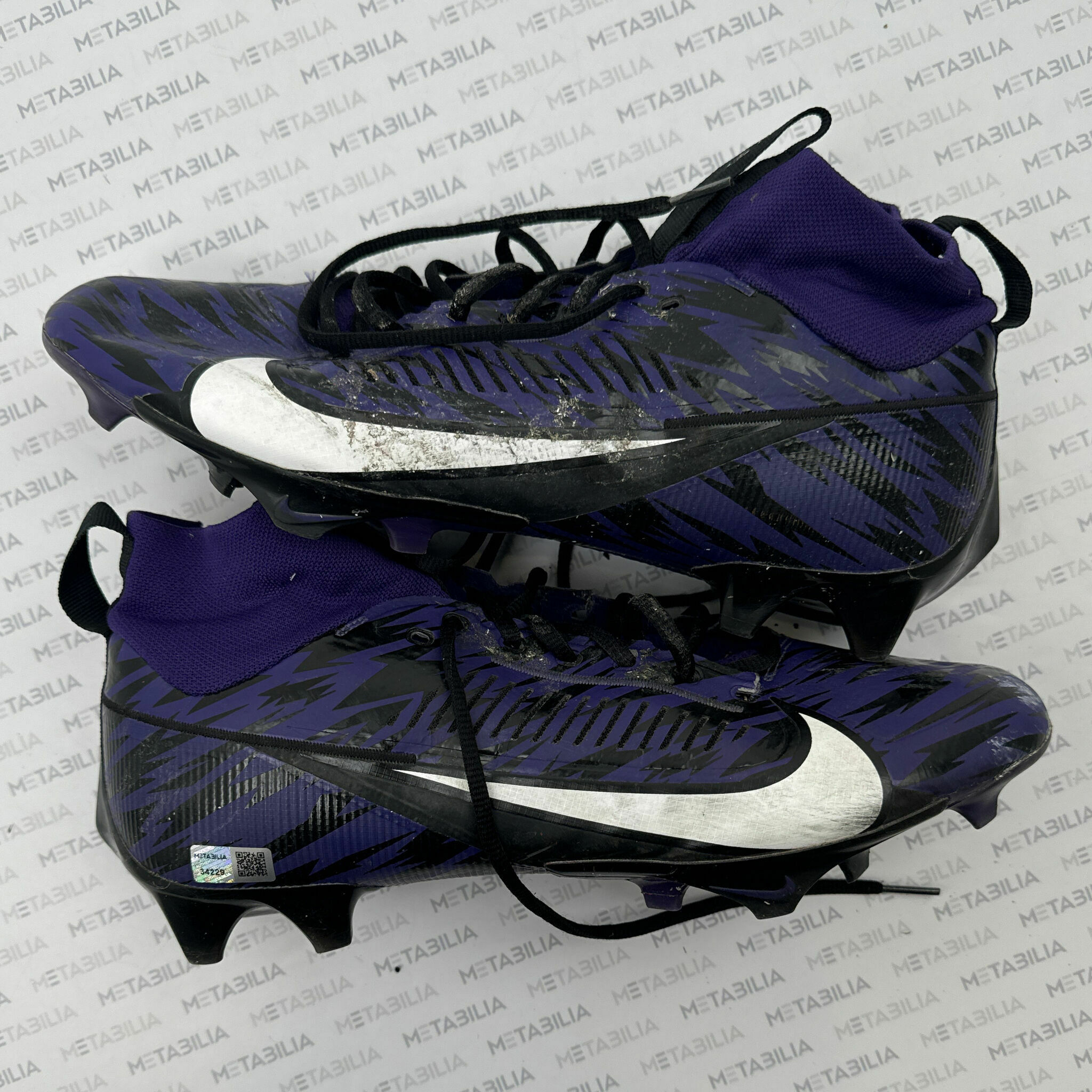 Ravens Player Game-Worn Cleats