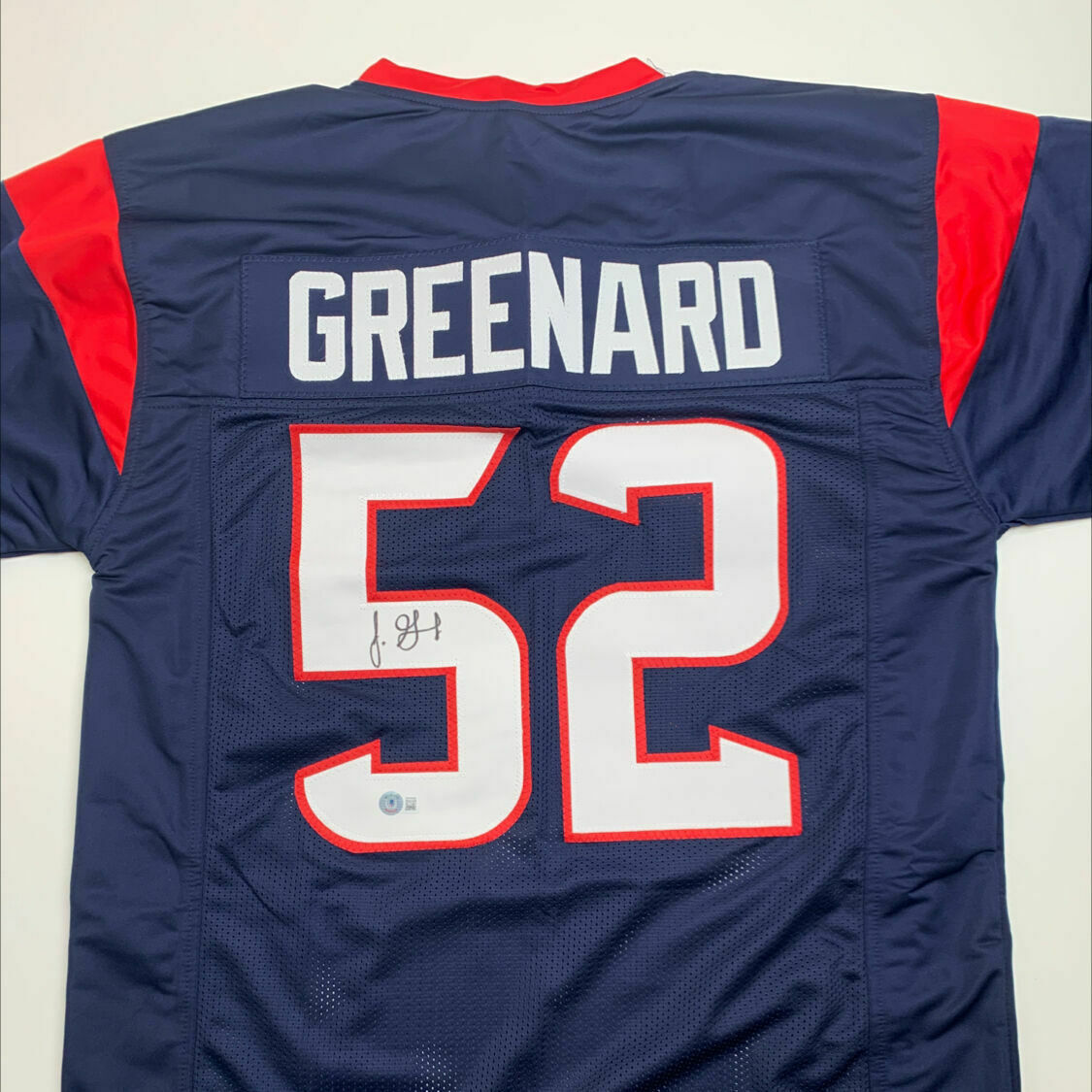 Greenard Signed Navy Blue Custom Jersey