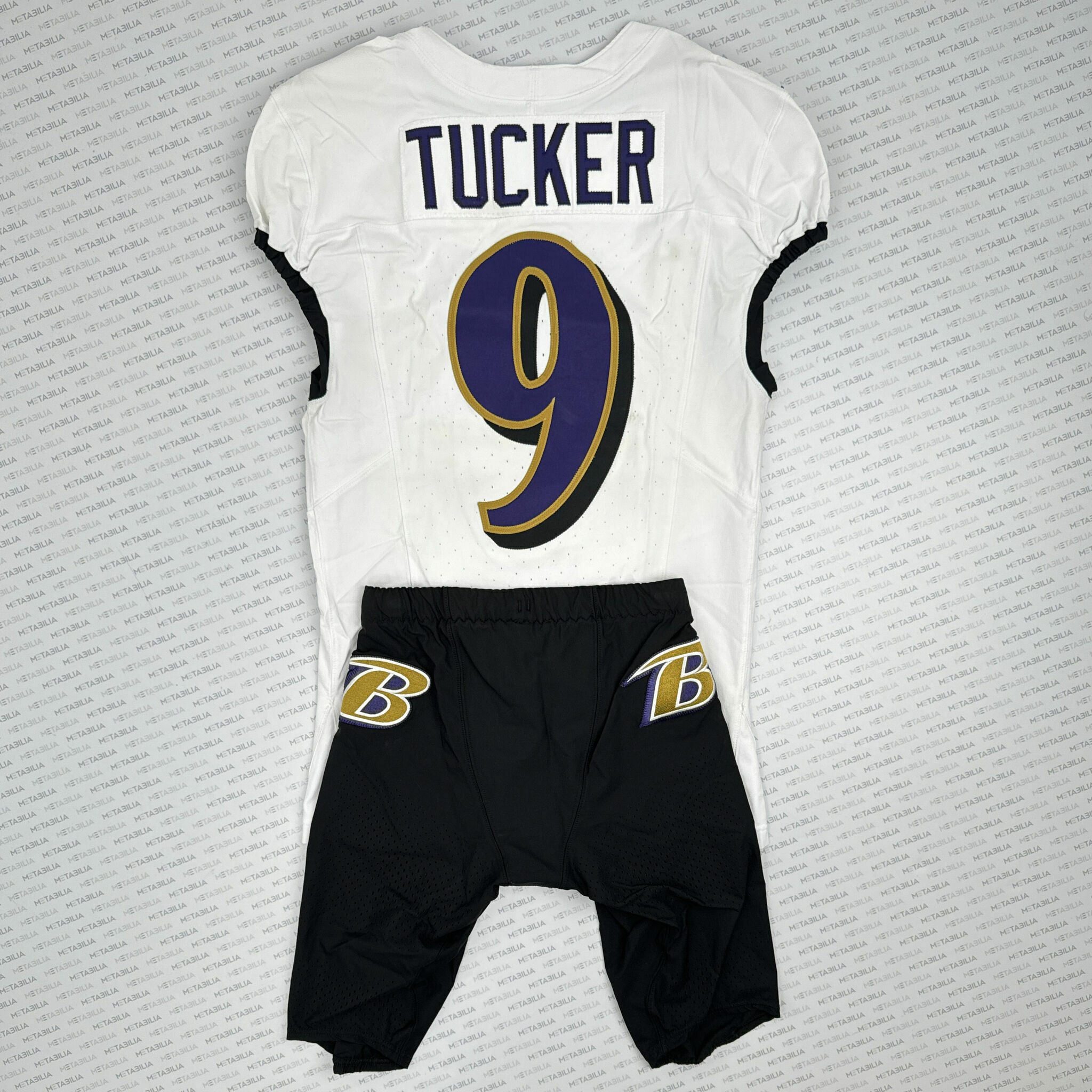 #9 Tucker Game-Worn Jersey & Pants Set vs Steelers