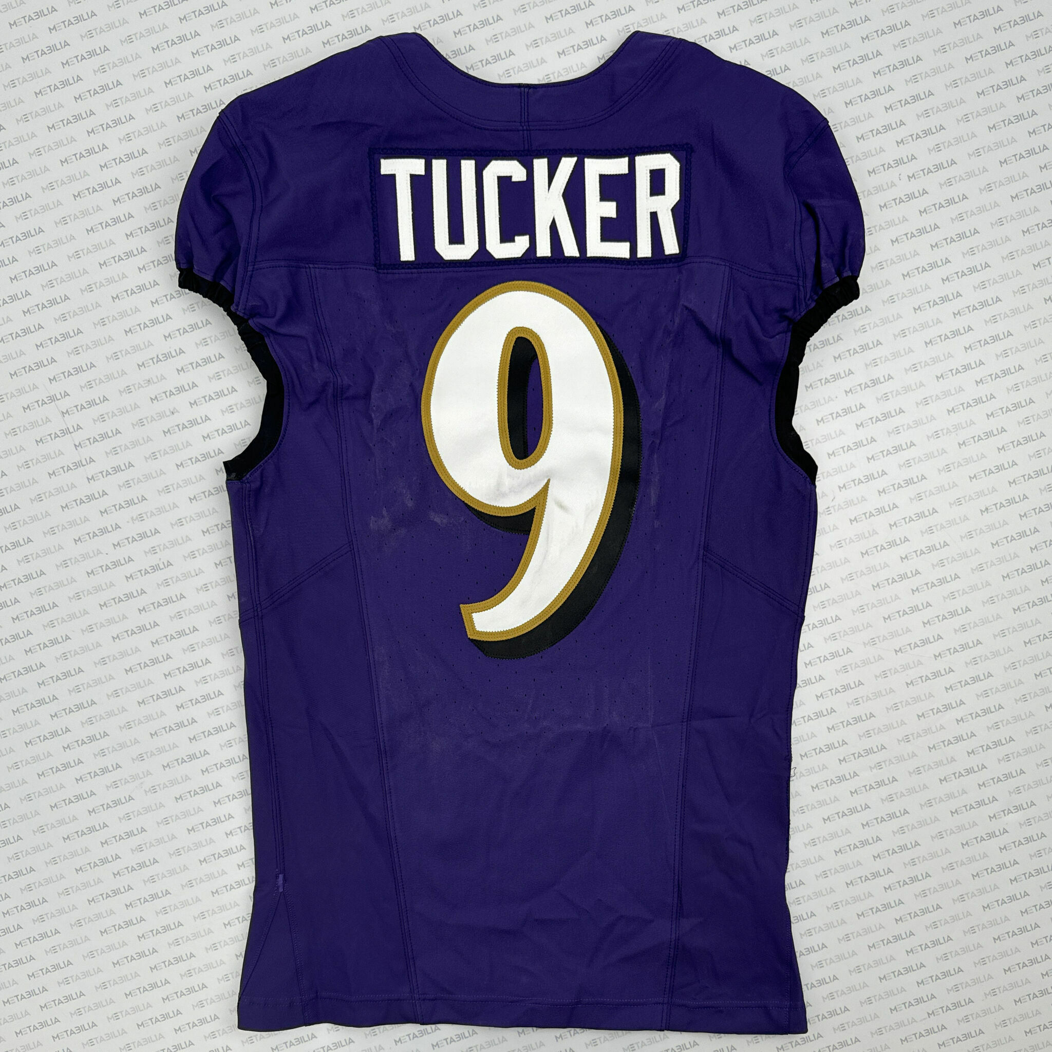 #9 Tucker Game Worn Jersey vs Raiders