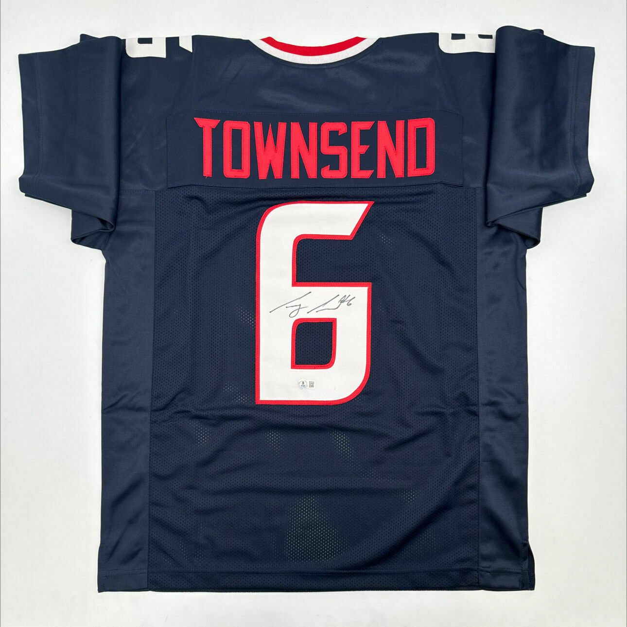 Townsend Signed Blue Custom Jersey
