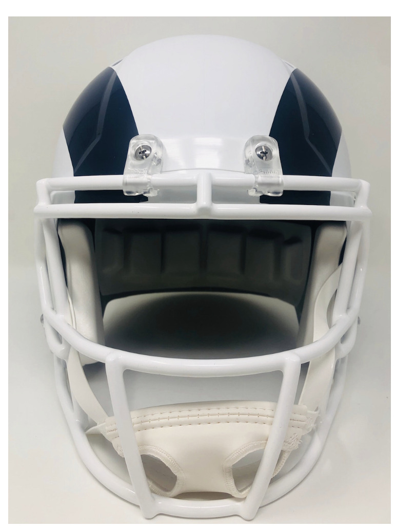 JARED GOFF Autographed Los Angeles Rams White Matte Full Size Speed Helmet FANATICS