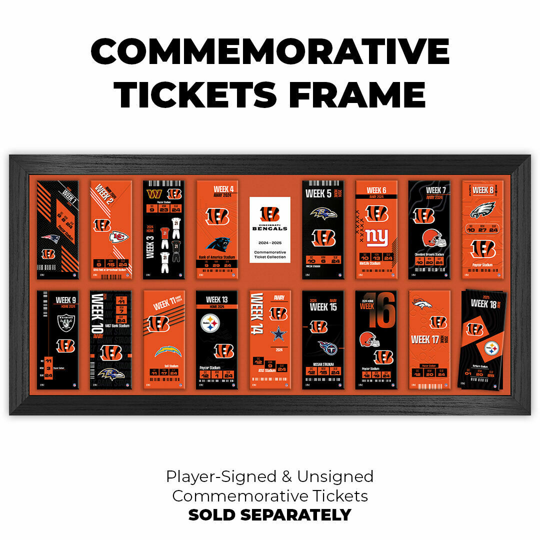 Commemorative Ticket Frame 2024 - 2025