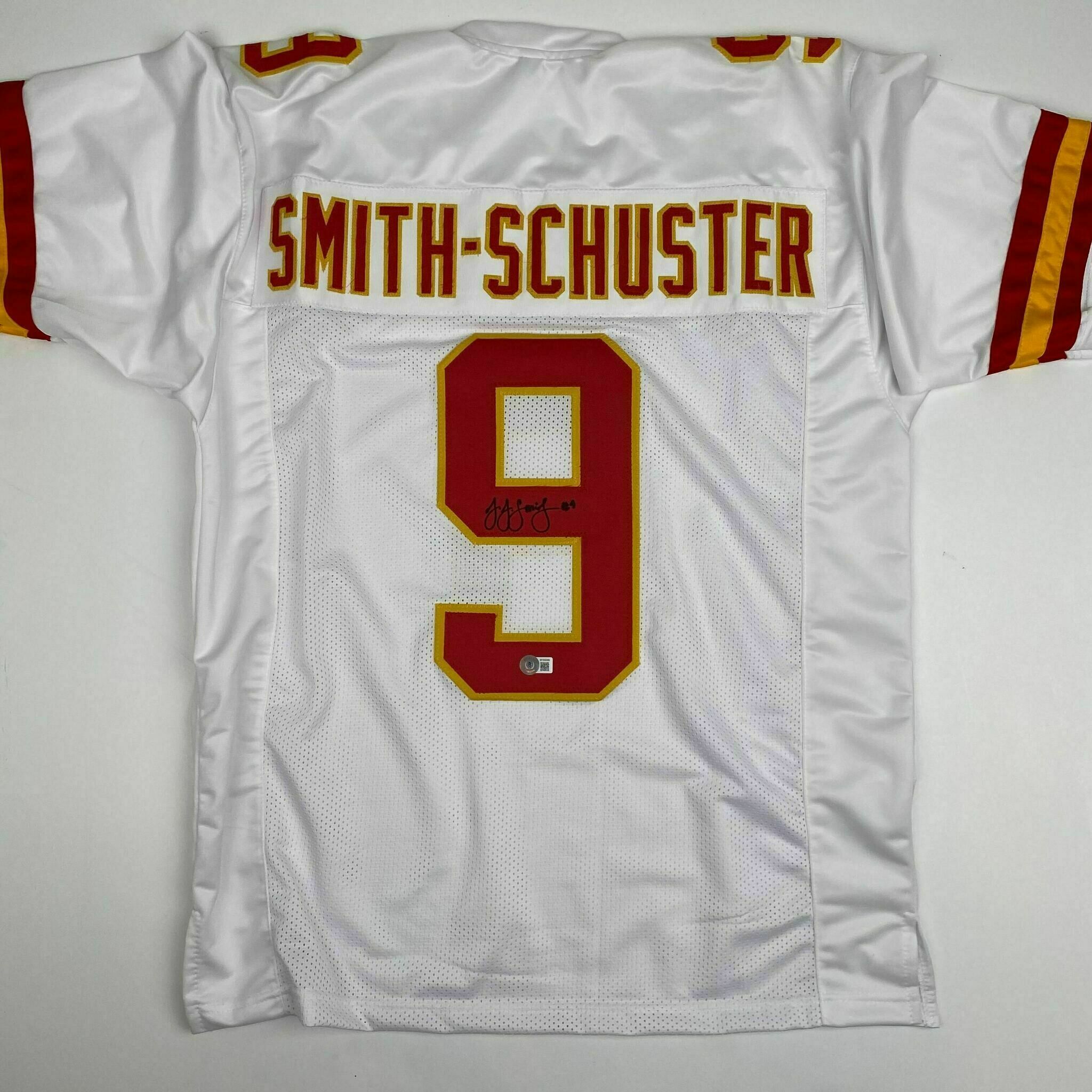 JuJu Smith-Schuster Signed White Custom Jersey