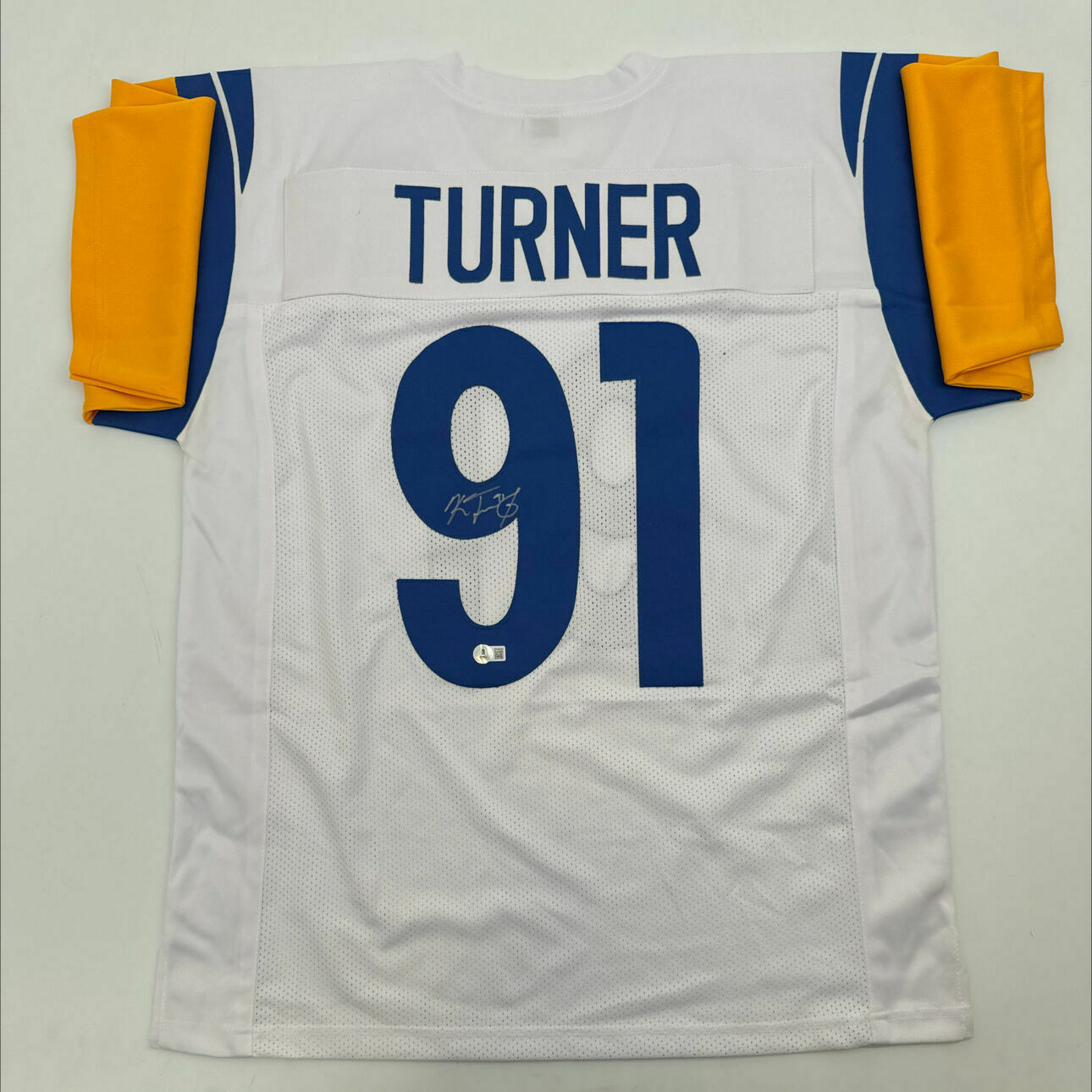 Kobie Turner Signed White Custom Jersey