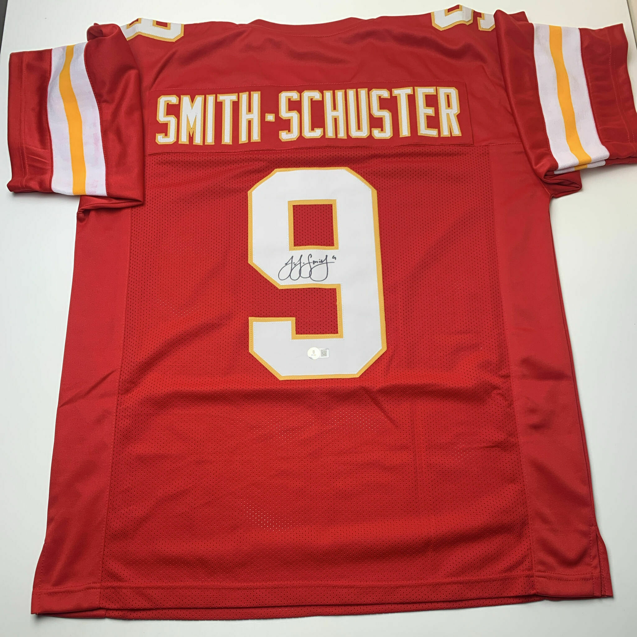 JuJu Smith-Schuster Signed Red Custom Jersey