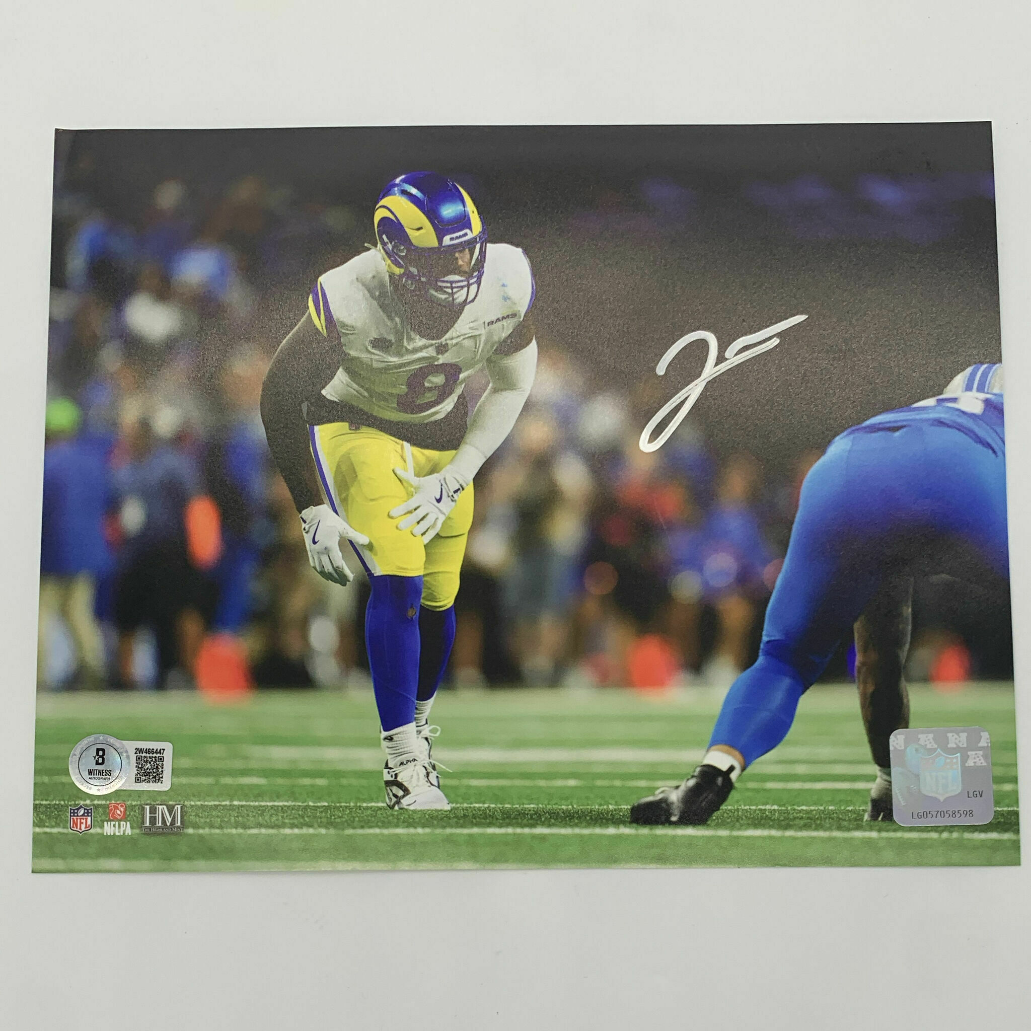 Verse Signed 8x10 Stance