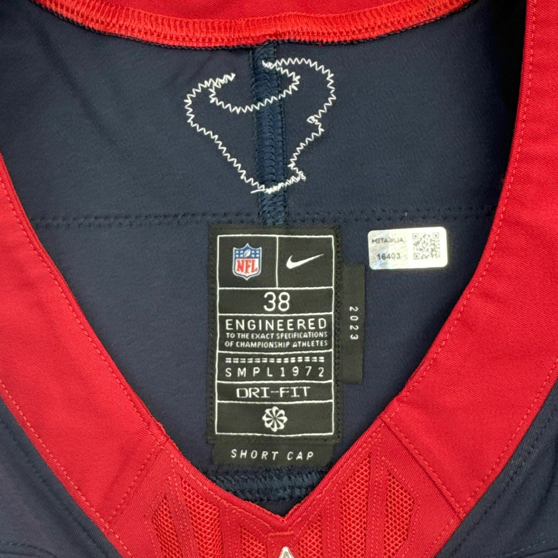 #12 Collins Signed Navy Blue Team-Issued Jersey