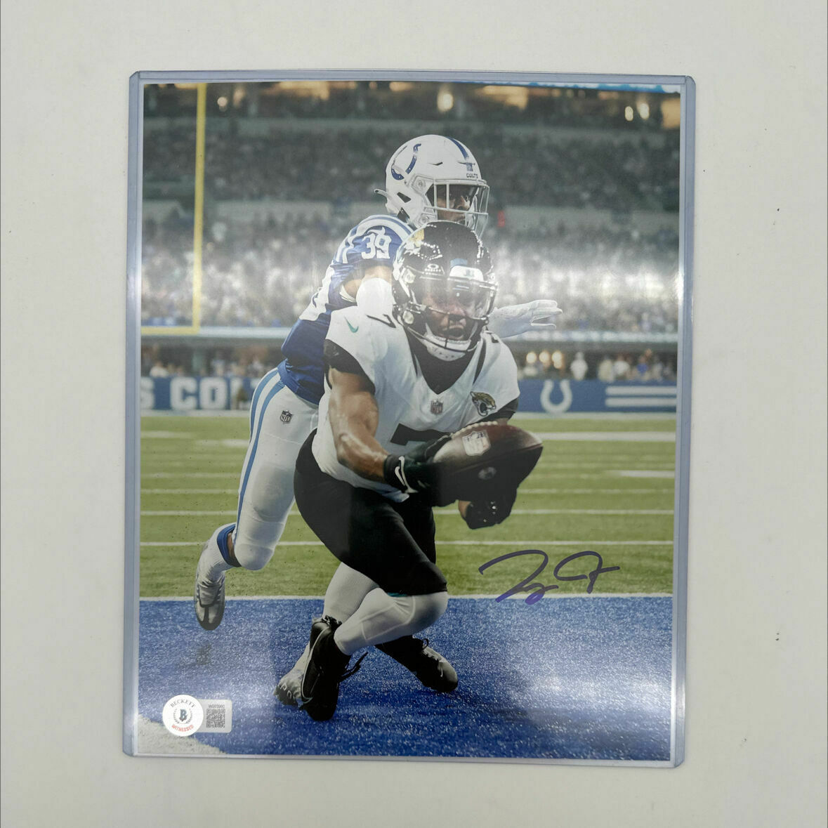 Jones Signed 8x10 Catch