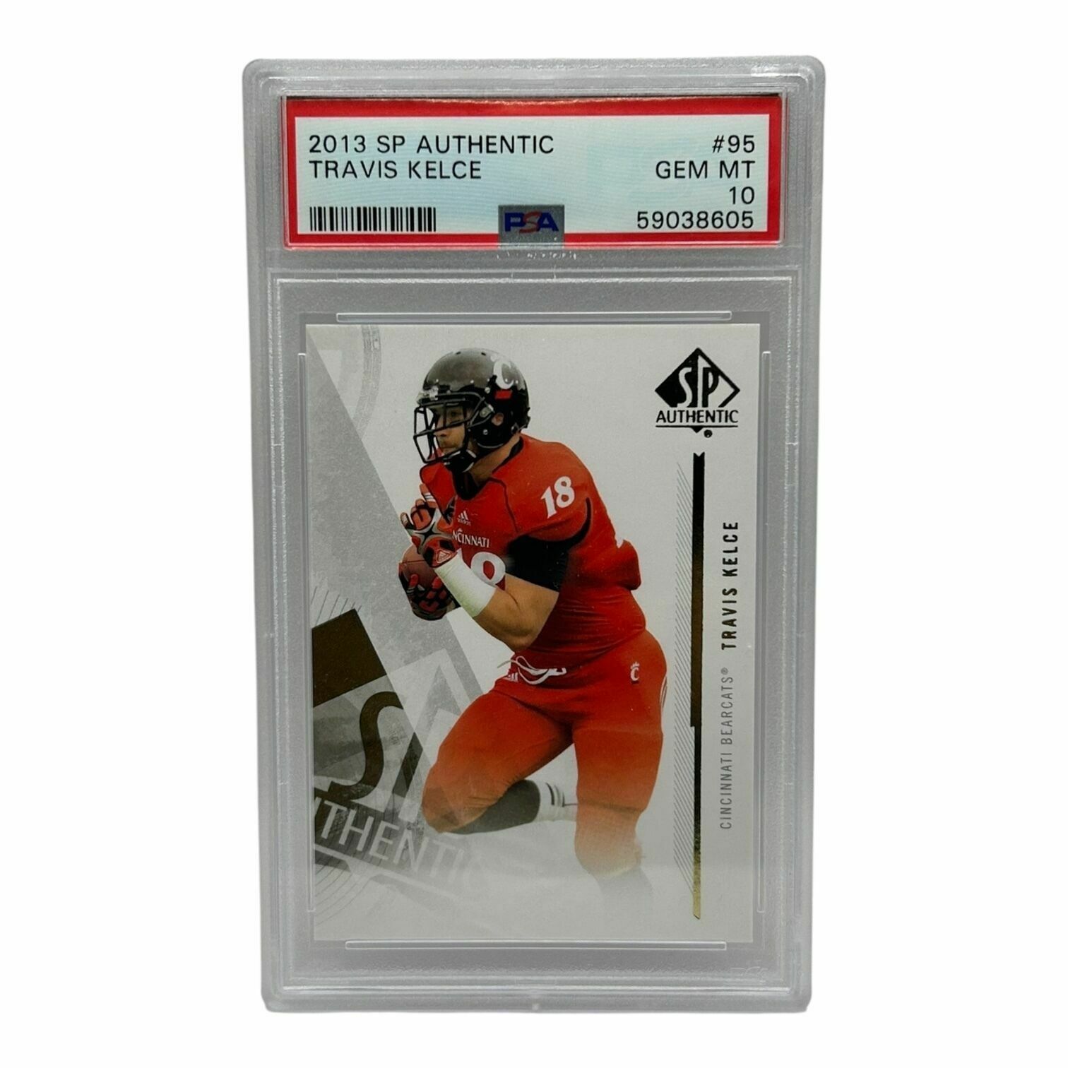 Travis Kelce 2013 Upper Deck SP Authentic Rookie Card - PSA 10 Gem Mint