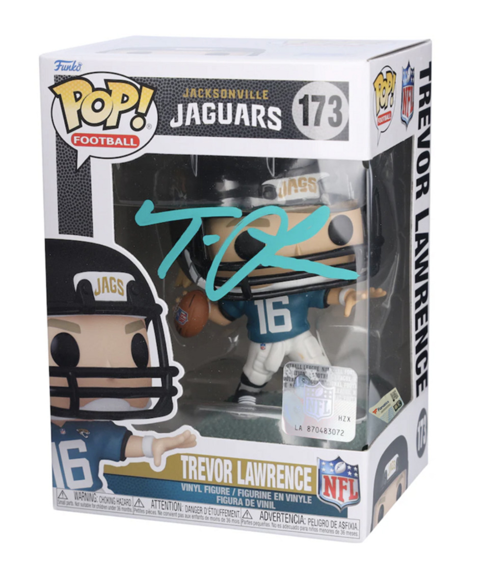 Trevor Lawrence Autographed Jacksonville Jaguars #173 Funko Pop!