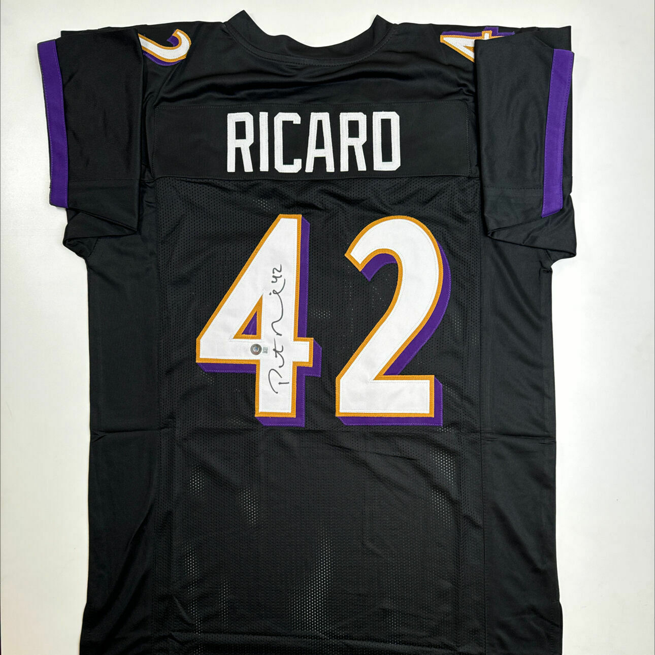 Ricard Signed Black Custom Jersey