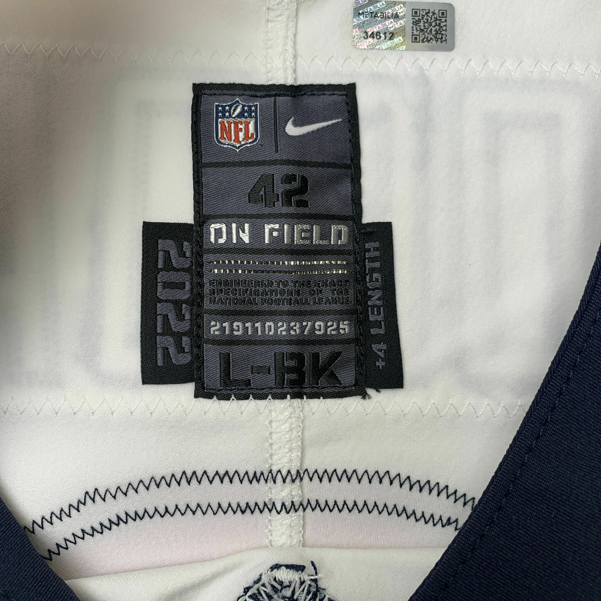 #9 Jordan White Team-Issued Jersey