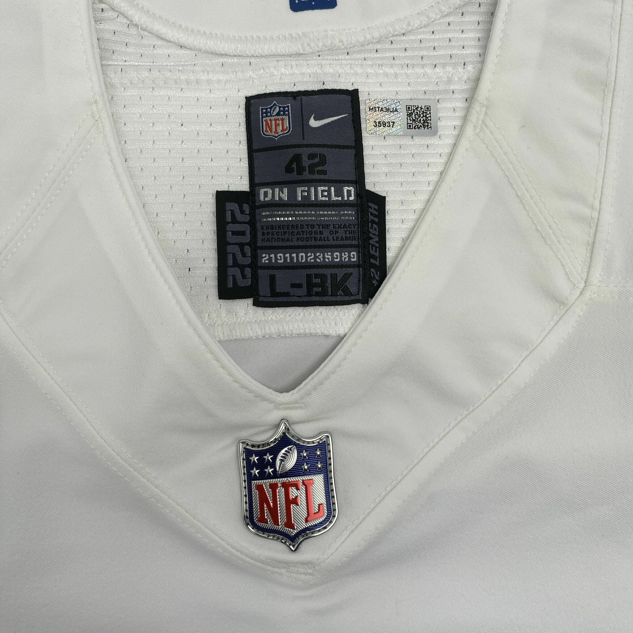 #28 Taylor Team-Issued White Jersey