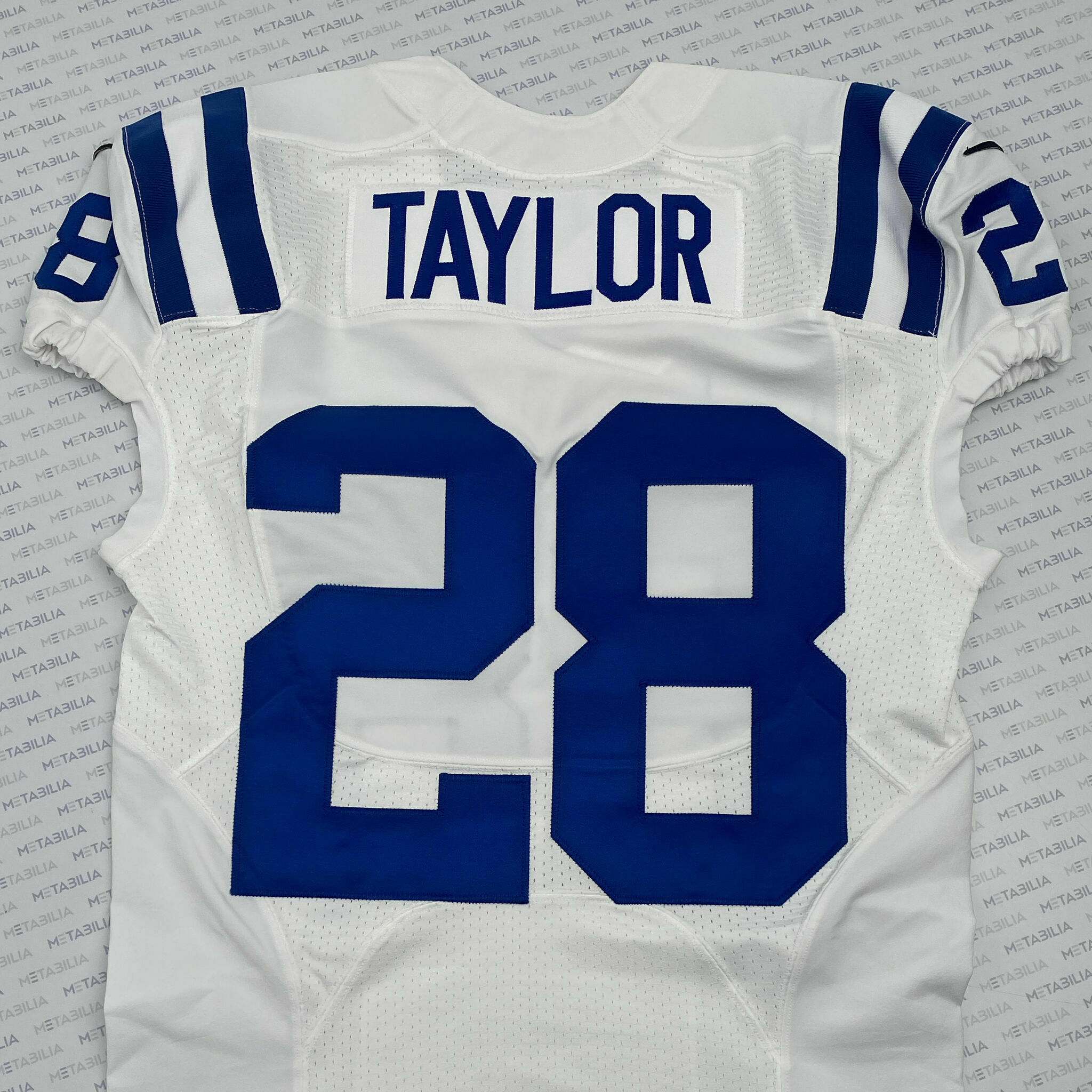 #28 Taylor Team-Issued White Jersey