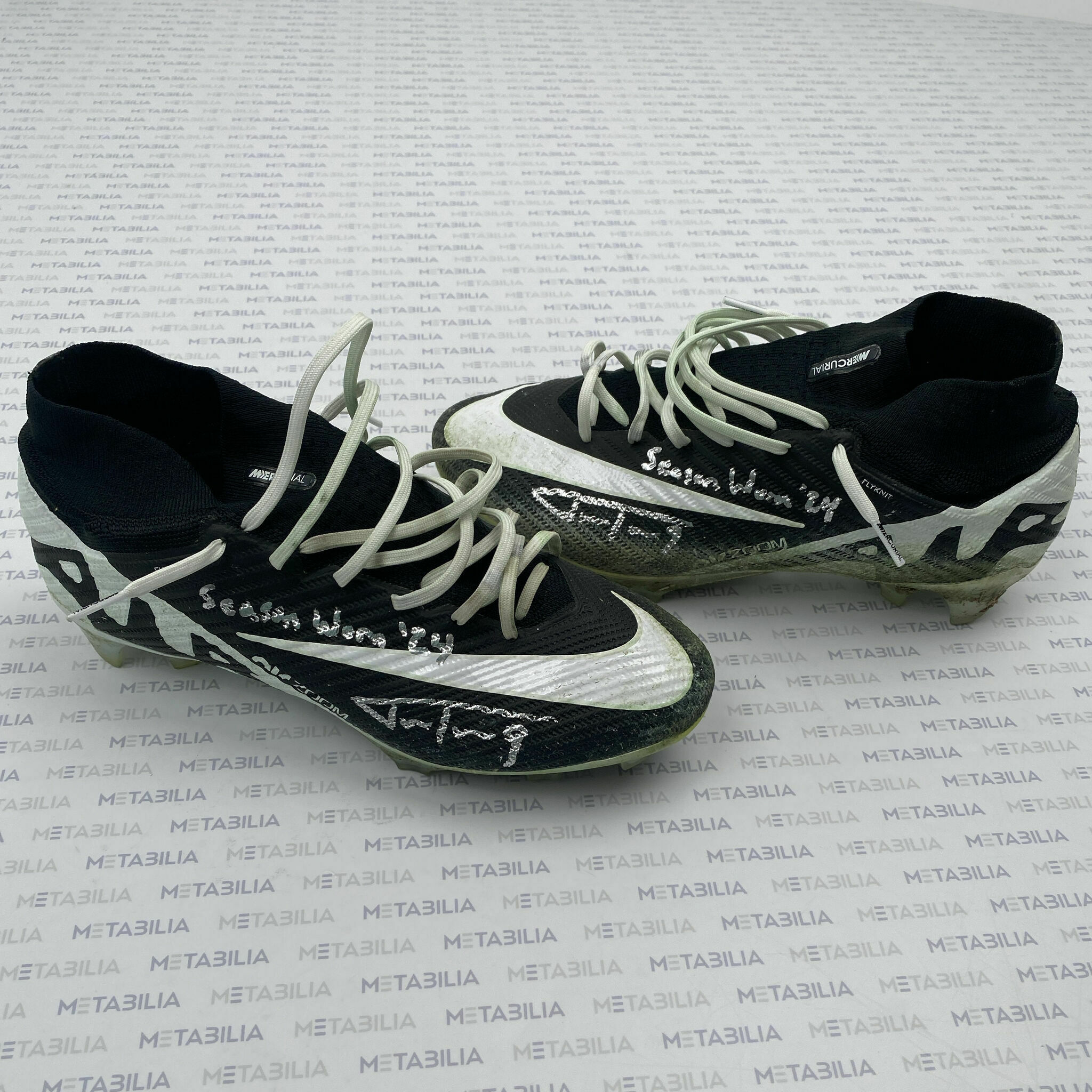 #9 Tucker Signed & Inscribed Game-Worn Cleats - 2024-2025 Season
